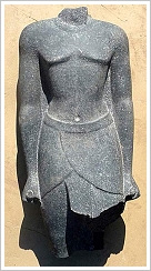 Pharaonic statue of Armant - cleaned