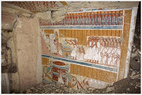 Tomb of Khonsuemheb in el-Khokha, Luxor West Bank, via MSN Japan
