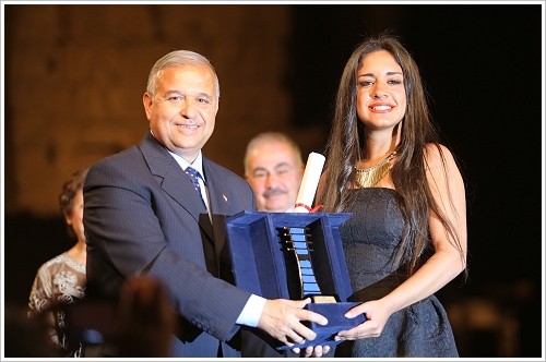 Award ceremony at the 2nd Luxor Egyptian and European Festival, Luxor East Bank, © Blue Ocean PR