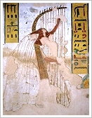 Tomb of Ramses III, left harpist
