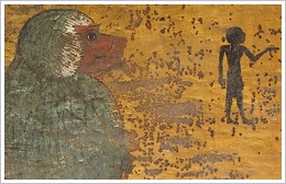 ©Factum Arte - Monkey painting in Tutankhamun's Tomb