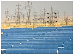 Solar-thermal plant in Kuraymat, Egypt