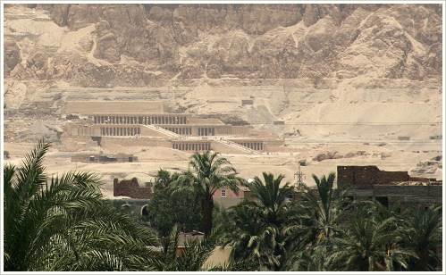 Hatshepsut Mortuary Temple in Deir El-Bahri, Luxor West Bank