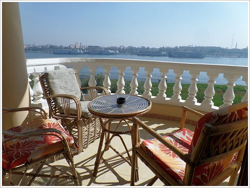 Holiday Flat Nile View - Balcony