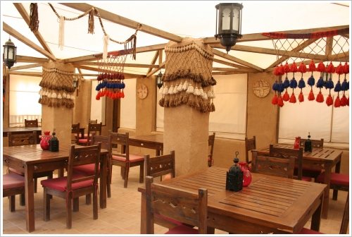Khārga Oasis, Desert Camp - Restaurant