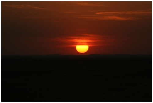 Western Desert, Khārga Oasis - Sunset in Dush